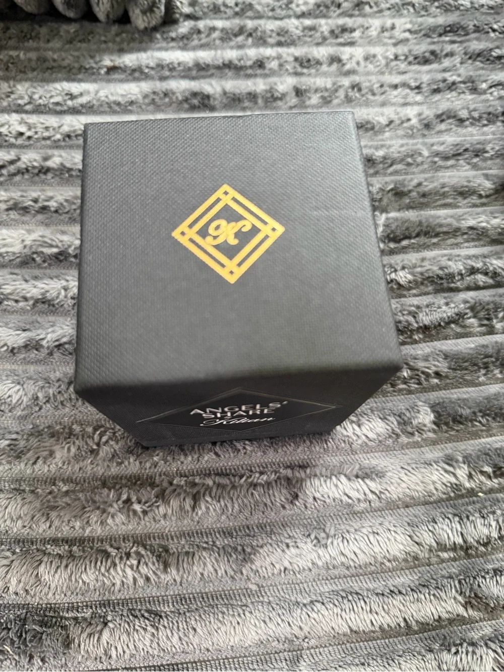 ILIA Black Decorative Gift Box with Gold Trim